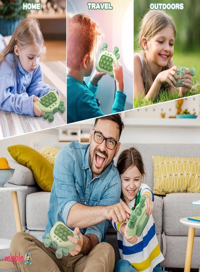 MABLE لعبة MABLE Pop it Pro الإلكترونية السريعة المزودة بأزرار ضغط وأضواء وموسيقى، لعبة تفاعلية لتخفيف التوتر للأطفال والكبار، لعبة يدوية لتدريب الدماغ (ألوان متنوعة) - Image 5